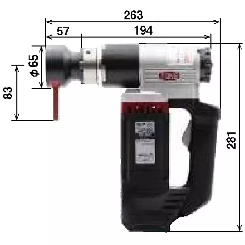 TONE Brushless DC motor 29 (When Fully Charged) Min-1 RPM, CKR500-BTL