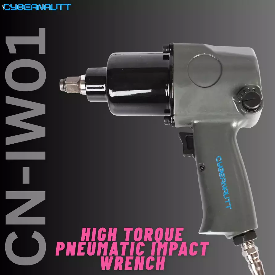 Cybernautt Corded Impact Wrench 7000 RPM Speed 6.3 mm (1/4 inch) Air Inlet 550 N.M Maximum Torque, CN-IW01