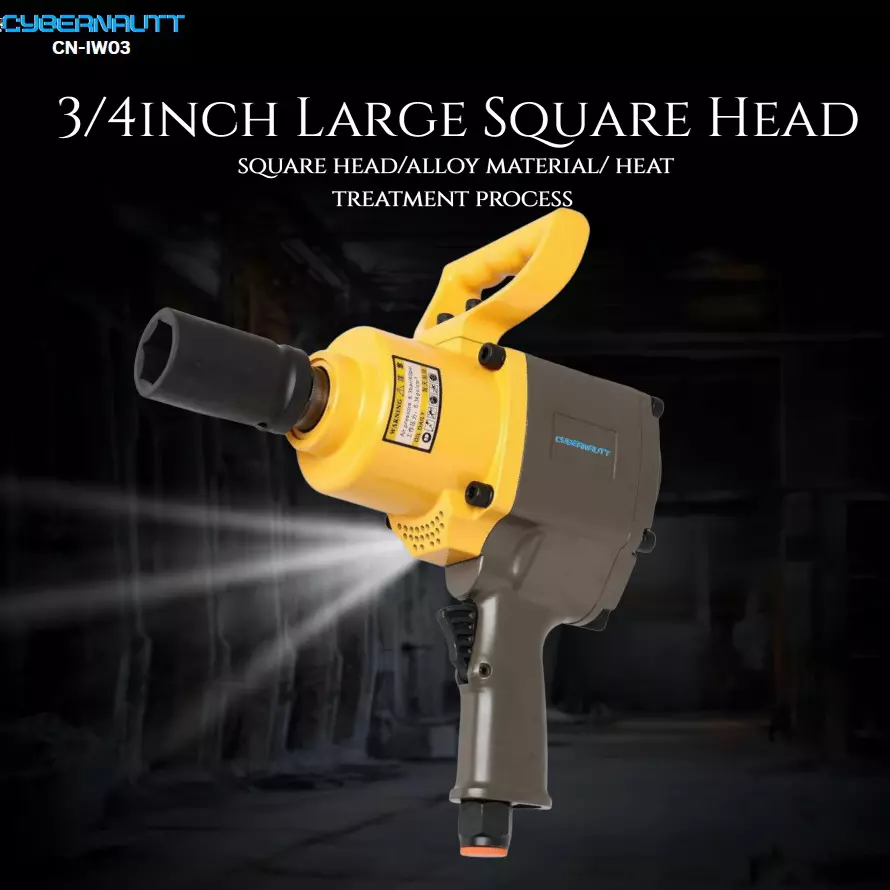 Cybernautt Corded Impact Wrench 6500 RPM Speed 6.3 mm (1/4 inch) Air Inlet 1600 NM Maximum Torque, CN-IW03