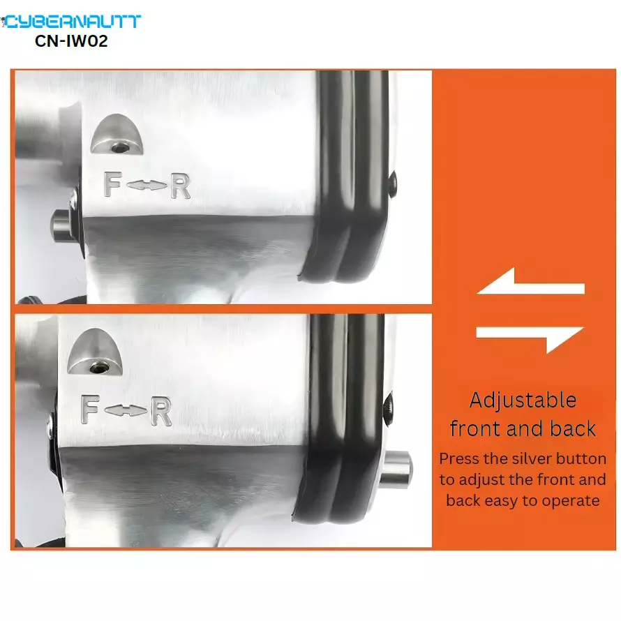 Cybernautt Corded Impact Wrench 0-7000 r/min Speed 12.7 mm (1/2 inch) Air Inlet 330 Nm Maximum Torque, CN-IW02
