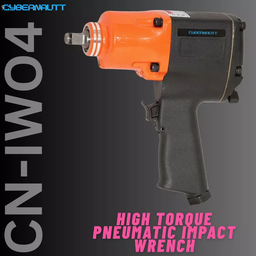 Cybernautt Corded Impact Wrench 8000 RPM Speed 6.3 mm (1/4 inch) Air Inlet 720 NM Maximum Torque, CN-IW04