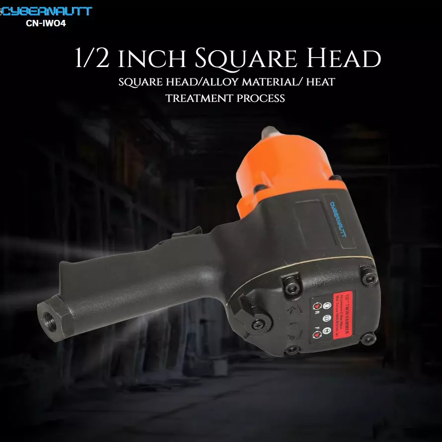 Cybernautt Corded Impact Wrench 8000 RPM Speed 6.3 mm (1/4 inch) Air Inlet 720 NM Maximum Torque, CN-IW04