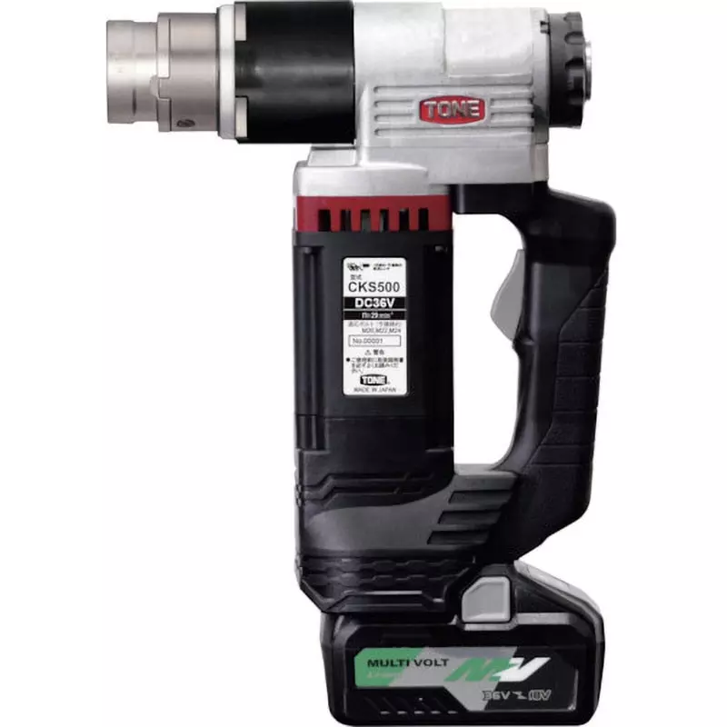 TONE Tone Cordless Primary Tightening Wrench Construction 29 Rotation Speed at No Load (min-1 rpm), CKS500