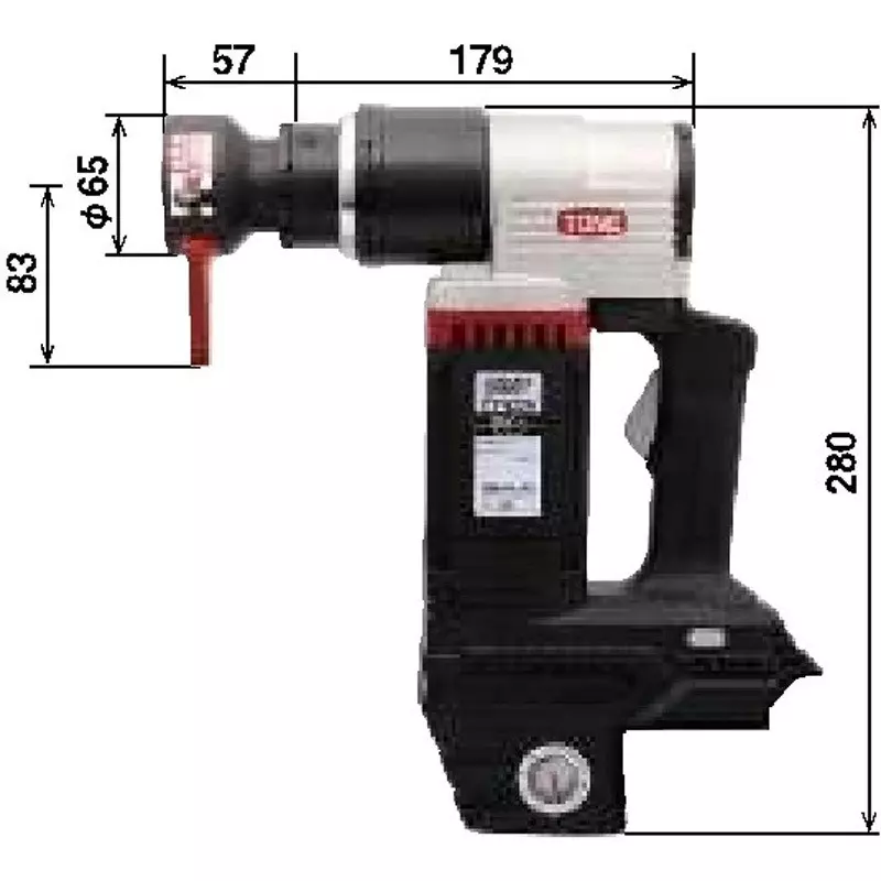 TONE Brushless DC motor 17 (When Fully Charged) Min-1 RPM, CTN220-BTL