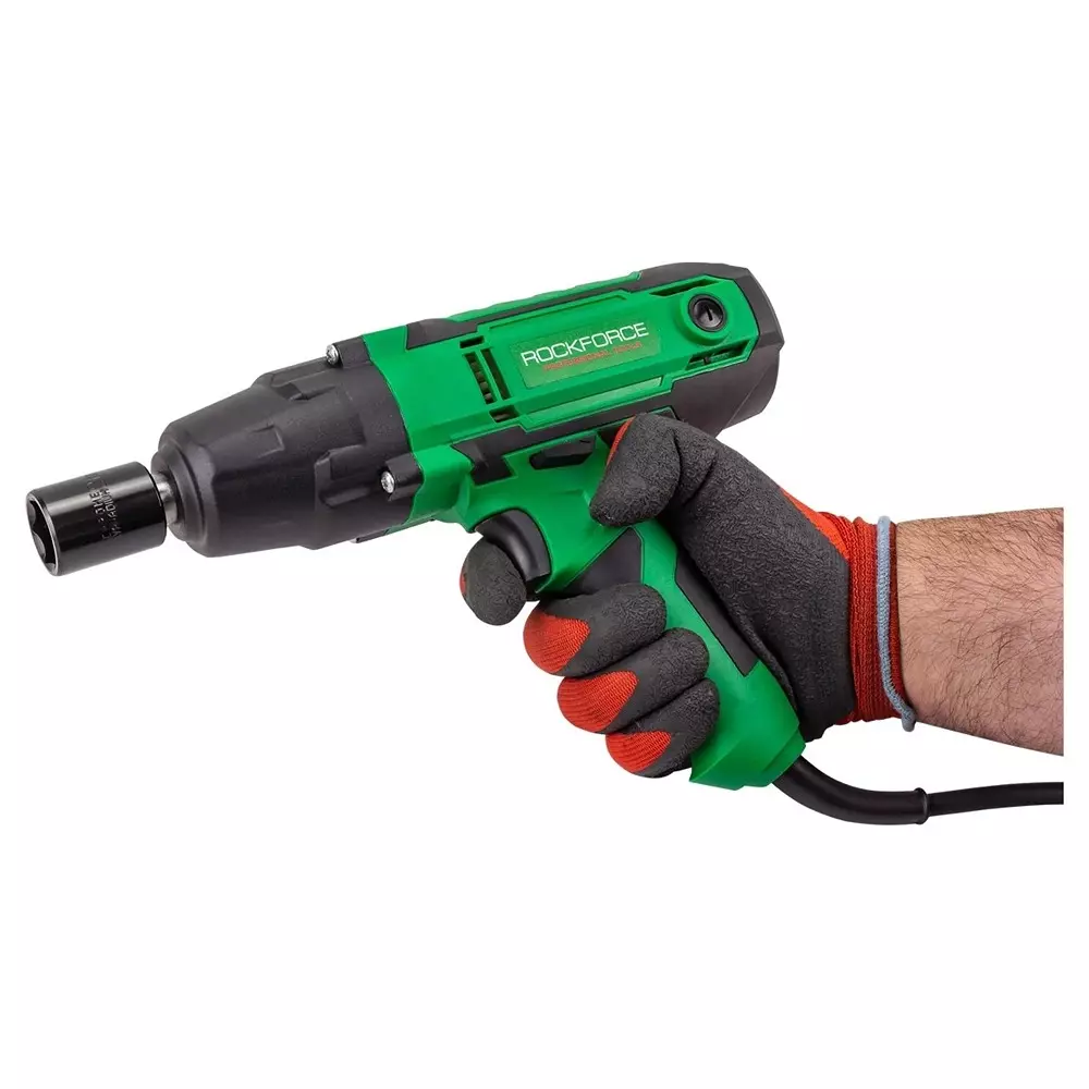 Rock Force Electric Impact Wrench Set with Socket 450 W 17 - 22 mm Head Range 12.7 mm (1/2 inch) Chuck Size, RF-IW550S