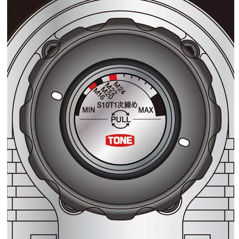 TONE Tone 1St Tightening Dedicated Wrench 110 Rotation Speed at No Load (min-1 rpm), GKS252
