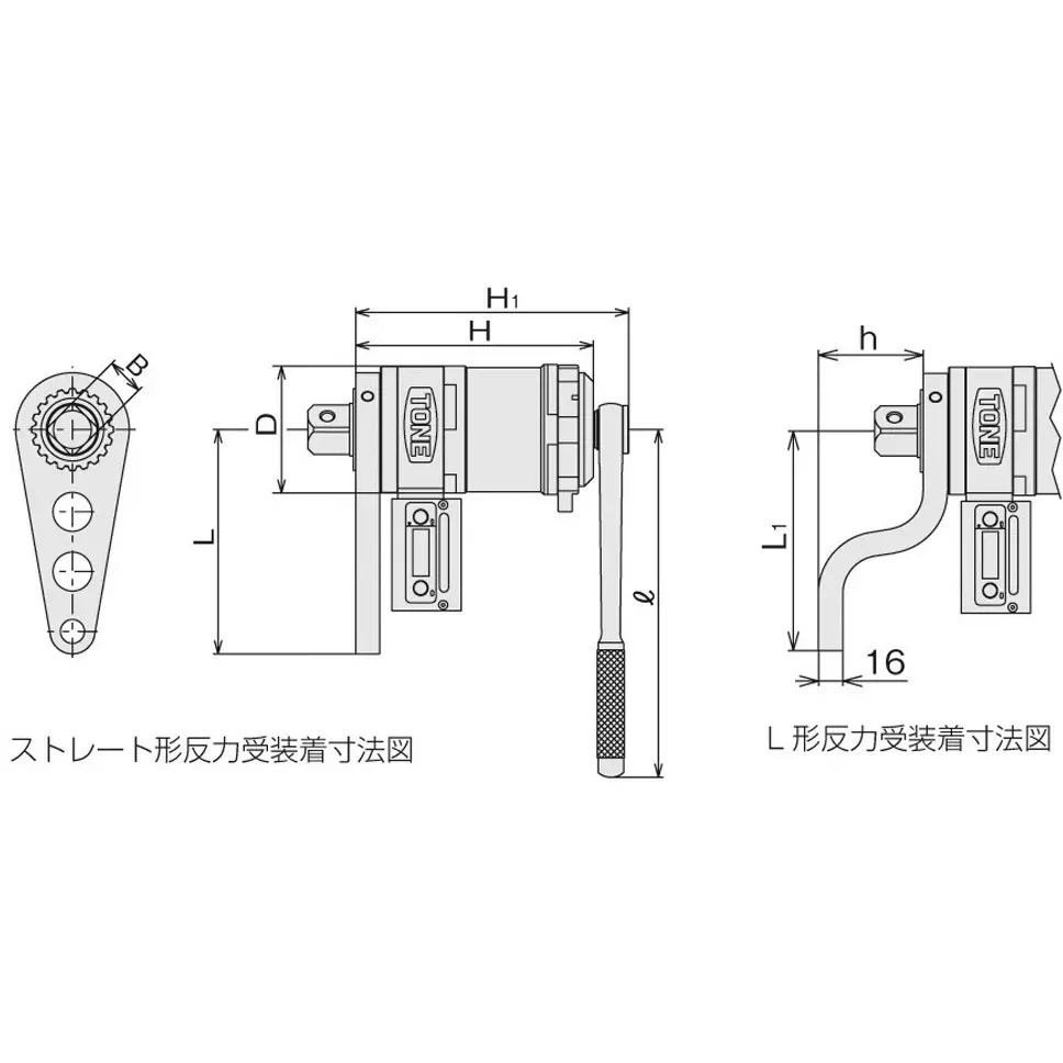 TONE Power Digitorque 600 to 3000 Torque Measurement Range 2 to 3 Minimum Display, PD300A