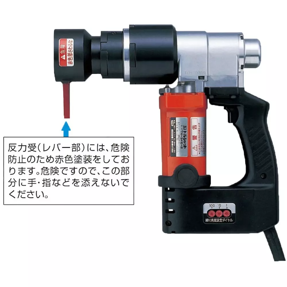 TONE M22 / M24 Nut Rotation Angle Wrench 1100 W 850 Nm Tightening Torque, TN24E-2T