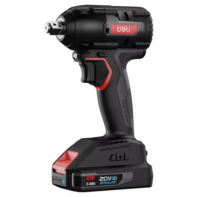 DELI Brushless Motor Impact Wrench 0-2300/2800 RPM, 350 N.m Max. Torque, EDE-BS20-1D2