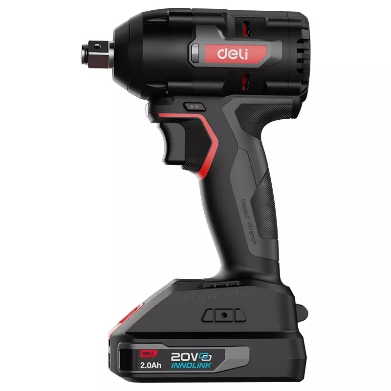 DELI Brushless Motor Impact Wrench 0-2300/2800 RPM, 350 N.m Max. Torque, EDE-BS20-1D2