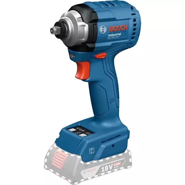 Bosch Impact Wrench 3/8 inch (9.52 mm) Square 5 to 70 Nm Torque and 0 to 3100 RPM Speed, IDS 18V-125 T (Without Battery & Charger)