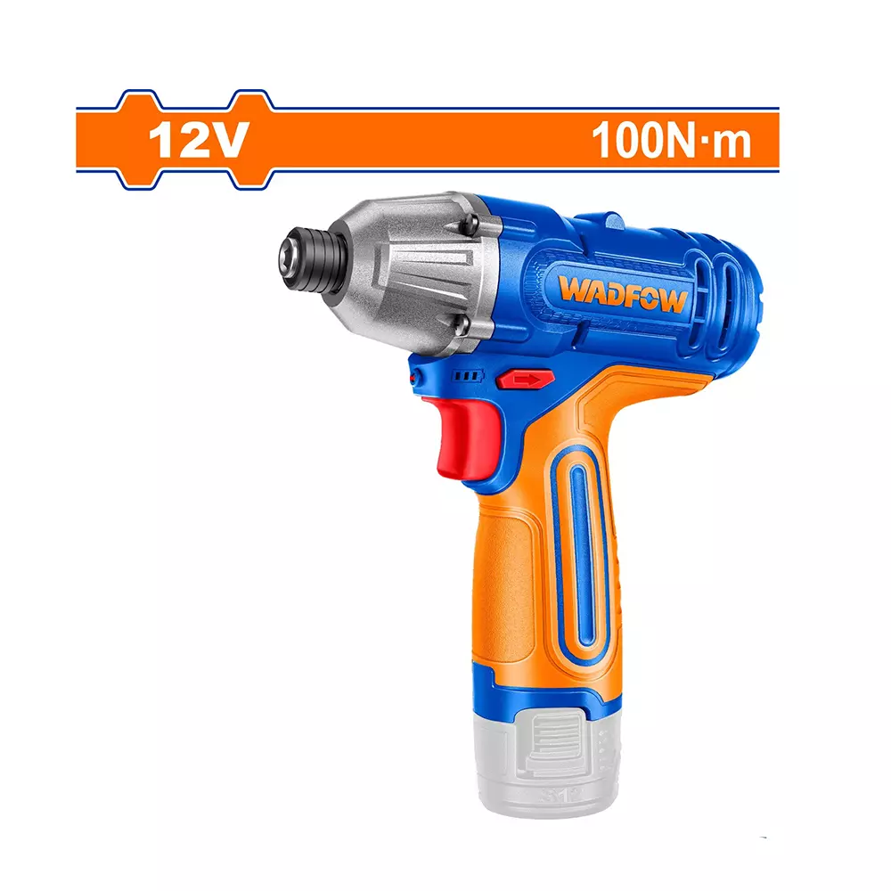 wadfow-cordless-impact-driver-14-inch-635-mm-hex-shank-2800-bpm-impact-rate-2000-rpm-no-load-speed-100-nm-torque-wcd25101