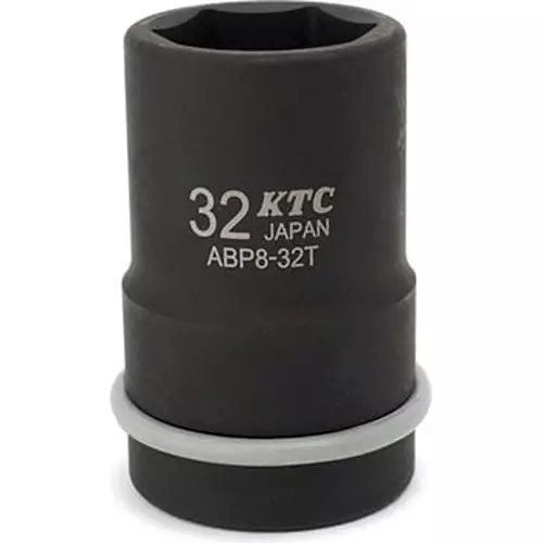Ktc Truck Hub Nut Socket 32 mm Hex 25.4 mm Sq. Drive, ABP8-32TP