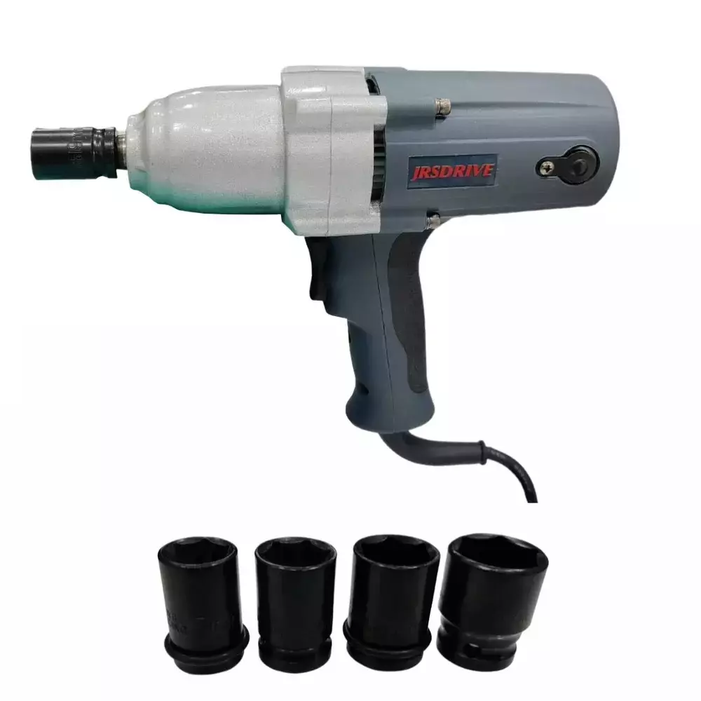 JRS Drive 500 W Electric Impact Wrench 80-280 Nm Torque for Opening Car/Bike Nut Bolts, EIW-280 (With 4 Sockets)