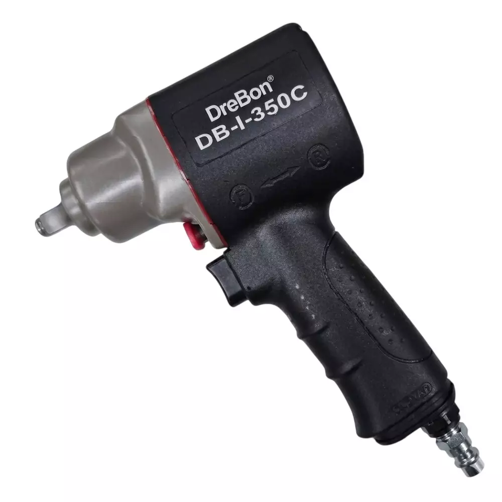 DreBon Impact Wrench 3/8 Inch (9.52 mm) Square Drive Size Black 9200 rpm Speed, DB-I-350C
