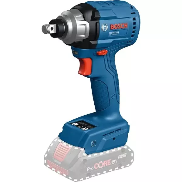Bosch Impact Wrench 1/2 inch (12.7 mm) Square 30 to 140 Nm Torque and 0 to 2500 RPM Speed, IDS 18V-200T (Without Battery & Charger)