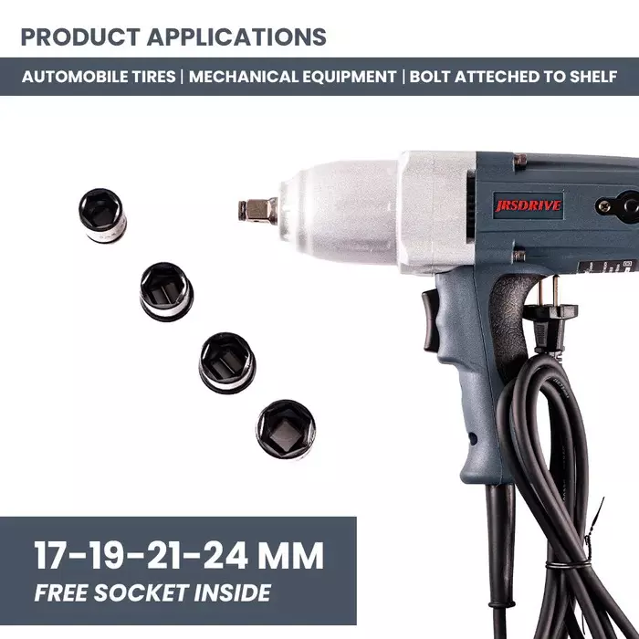 eastman-tools-450-w-electric-impact-wrench-12-inch-127-mm-square-drive-and-1700-1900-rpm-no-load-speed-eiw-280-with-4-sockets