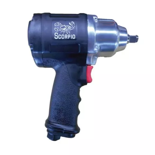 Scorpio Twin Hammer Impact Wrench 1/2 inch (12.7 mm) Drive Size 10000 RPM No Load Speed, YU-1282T