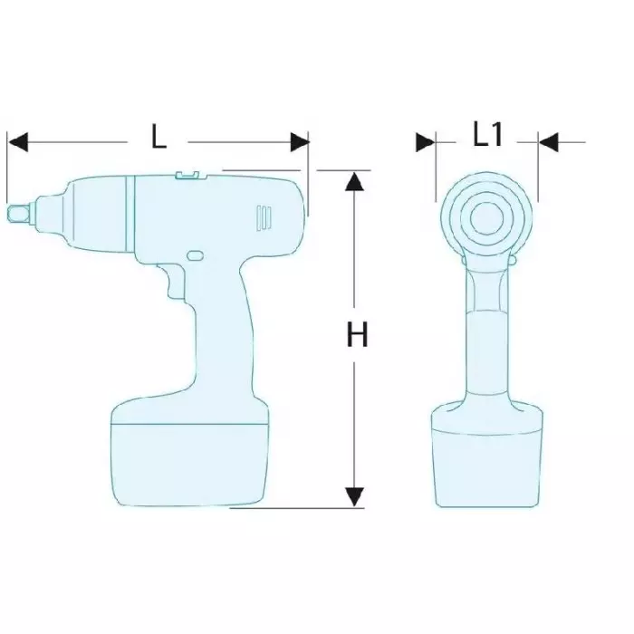 Facom 1/2 in 18V Body Only Impact Wrench, CL3.CH18SD