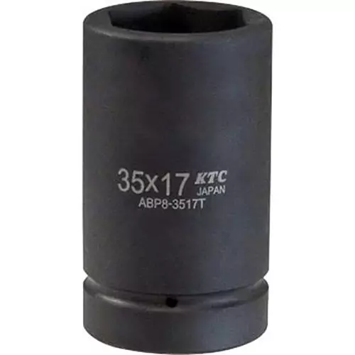 Ktc Truck Hub Nut Socket 41 mm Hex 20 mm Square Hole 25.4 mm Sq. Drive, ABP8-4120TP