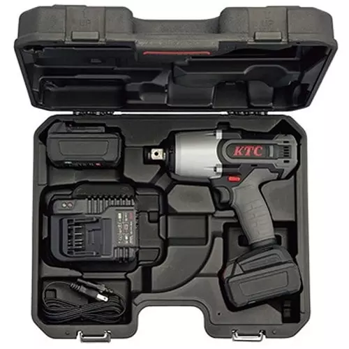 Ktc Cordless Impact Wrench Set 19 mm Sq. Drive 1100 Nm Torque, JTAE682