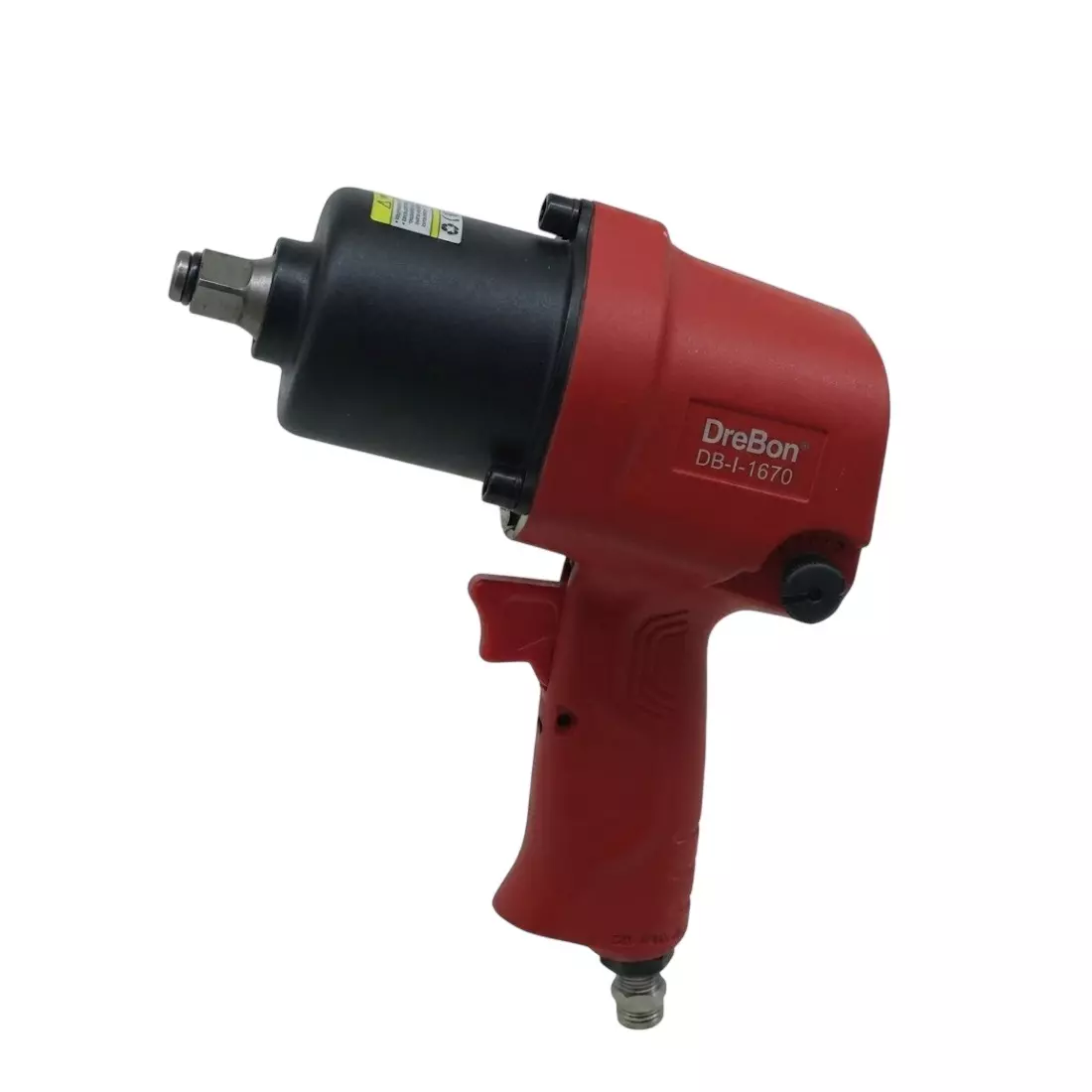 DreBon Impact Wrench 1/2 Inch (12.7 mm) Square Drive Size Red & Black 8500 rpm Speed, DB-I-1670