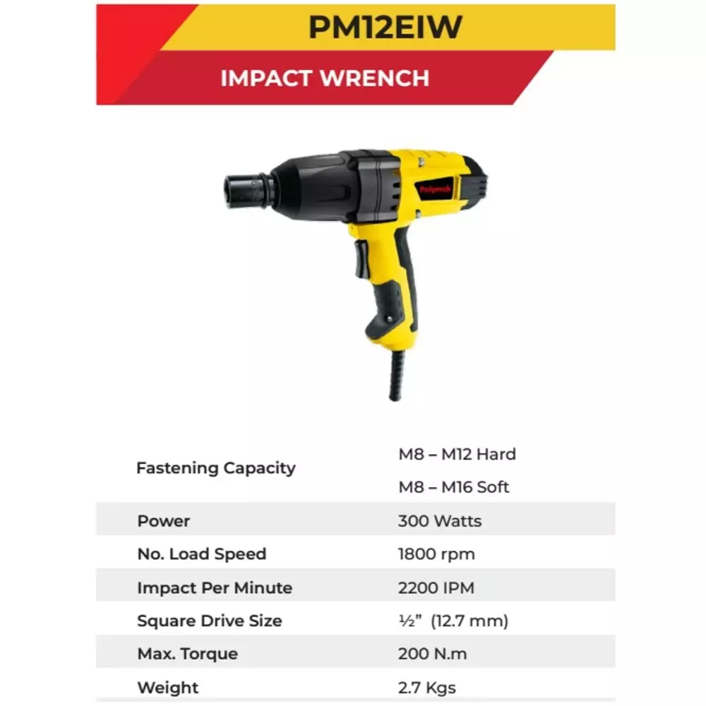 polymak-300-w-impact-wrench-with-1800-rpm-no-load-speed-and-2200-ipm-impact-rate-pm12eiw-without-sockets
