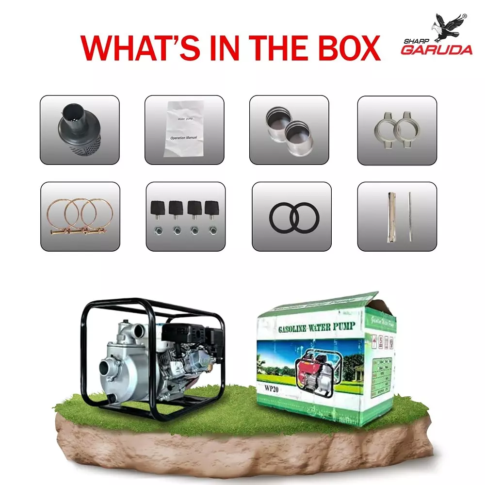 sharp-garuda-water-pump-set-65-hp-4-stroke-petrol-engine