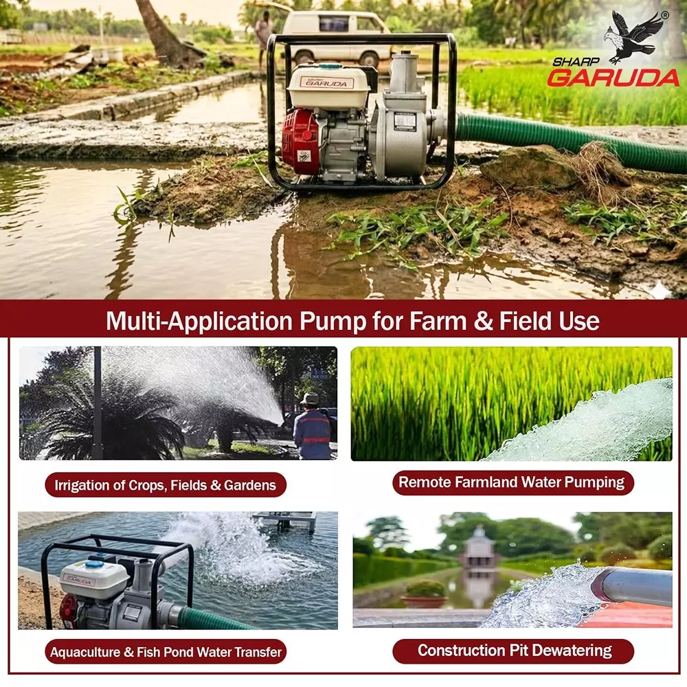 sharp-garuda-water-pump-set-65-hp-4-stroke-petrol-engine