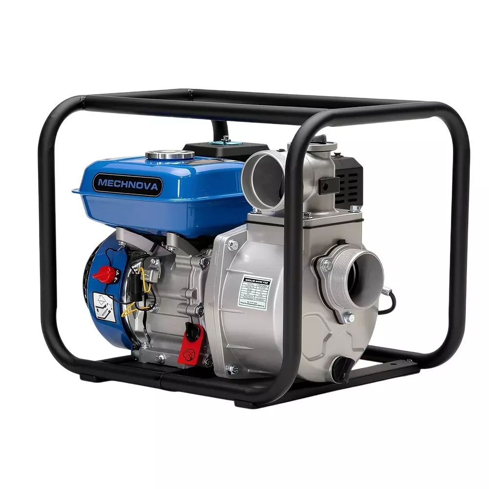 MECHNOVA 7 HP Self Priming Water Pump Set with 4 Stroke, 210 cc Petrol Engine and 3 inch (76.2 mm) Suction Size, MWP3X3SA