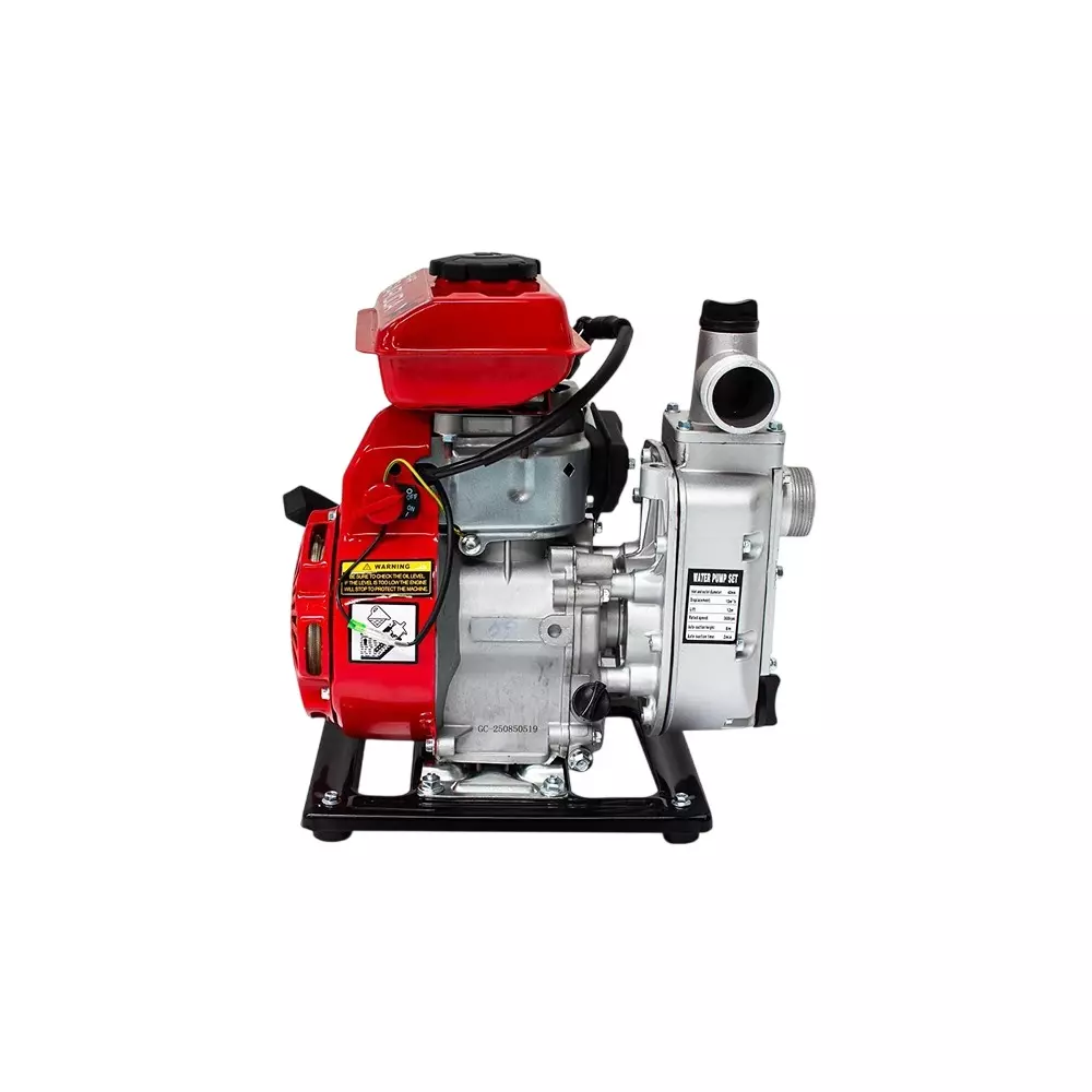 Sharp Garuda Portable Water Pump 98cc, 2.5 HP, 4-Stroke Petrol Engine 1.5 Inch (40 mm) Inlet/Outlet for Irrigation, Agriculture, Construction Use