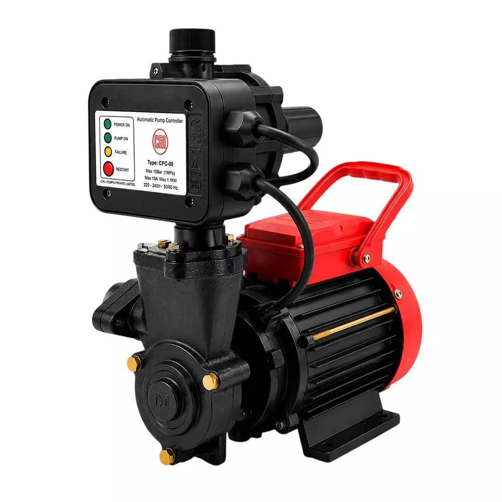 CRI 1 HP Booster Pressure Pump With Controller 0.75 kW 60 LPM Flow Rate Head range 6 - 30 m, EFG_1