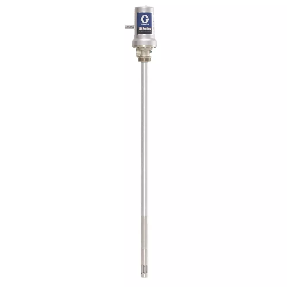 GRACO LD Series Pneumatic Grease Pump 50:1 180 Kg Drum Capacity 6.35 mm (1/4 inch) Inlet Size, 24G606