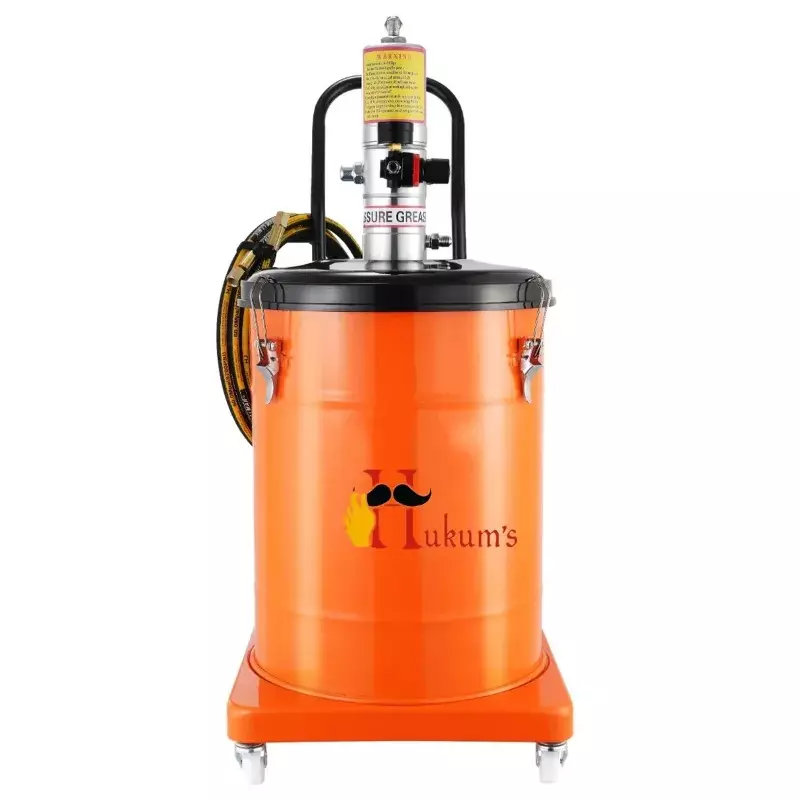 HUKUMS Pneumatic Operated Bucket Grease Pump 40 Kg Capacity with 2 m Hose