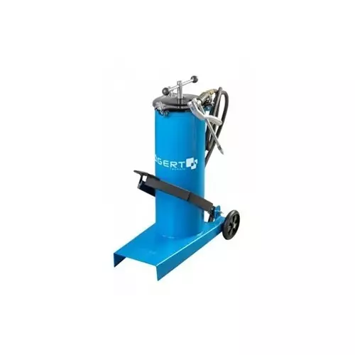 Hogert Technik Grease Pump Foot Operated 6 L Capacity and 3600 PSI Maximum Pressure, HT8G912