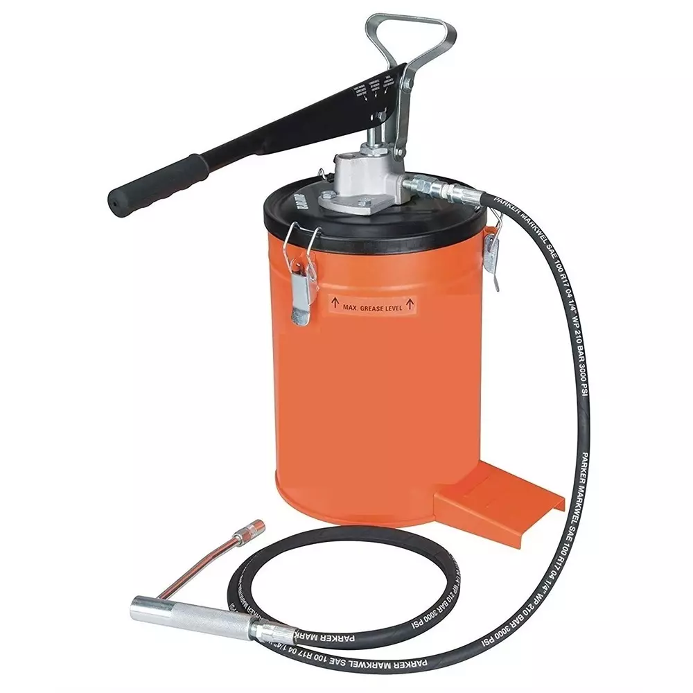 Kizer Manual Grease Pump 3 Kg Hand-Operated Lever System, KZ-398