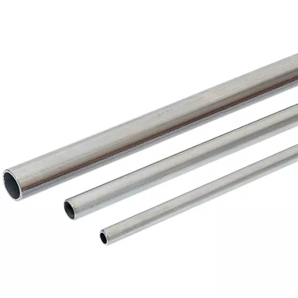 RS PRO Stainless Steel Pipe Stainless Steel 2 m 1 mm Wall Thick, 4373706 (Pack of 5)