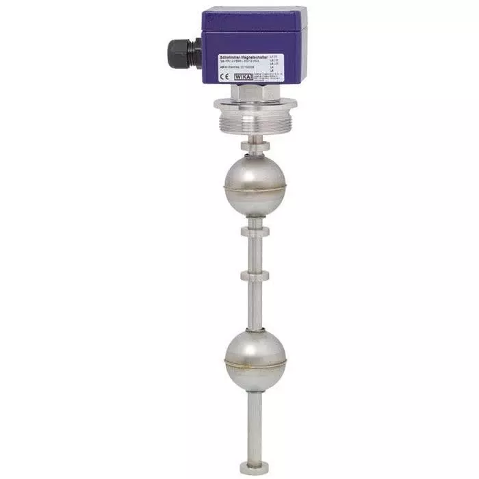 WIKA L-FLS-M Series Threaded Stainless Steel Float Switch Float 1m Cable SPDT 50 V AC Max 75 V DC Max, 48778746