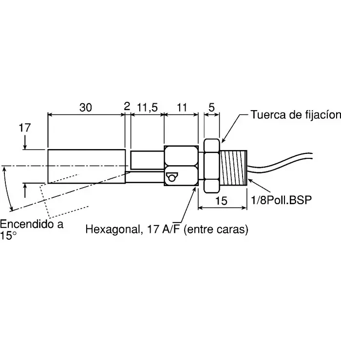 SENSATA Float Switch / CYNERGY3 SSF213 Series Horizontal Stainless Steel 500 mm Cable NO/NC 24V AC max DC, SSF213T050