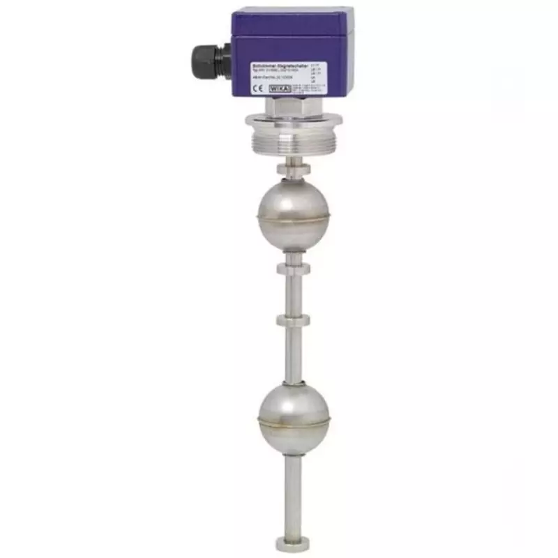WIKA L-FLS-M Series Threaded Stainless Steel Float Switch Float SPDT 50 V AC Max 75 V DC Max, 48765931