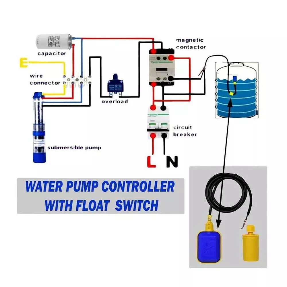 kamal-agrotech-250-v-plastic-yellow-blue-float-switch-sensor-for-water-level-controller-with-66ft-wire