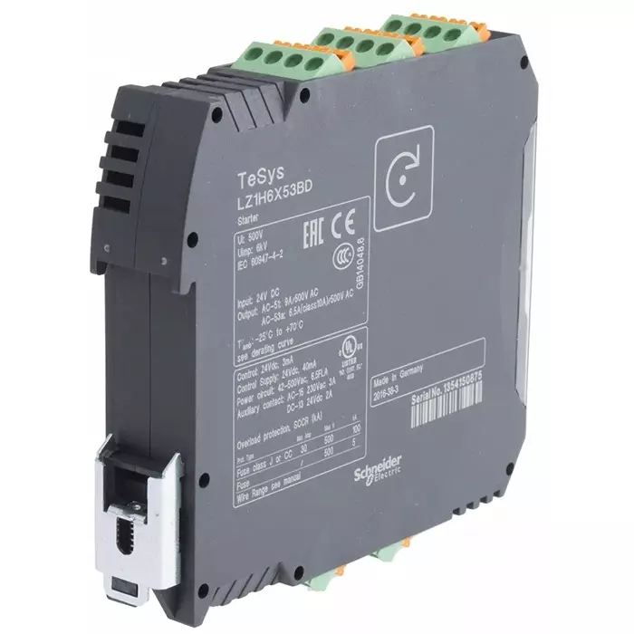 Schneider Electric TeSys 3 kW Advanced Motor Starter, LZ1H6X53BD