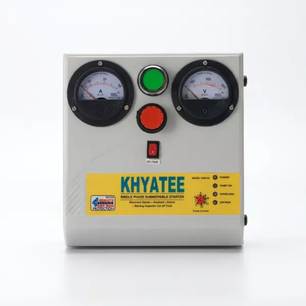 khyatee-ksd-22-series-single-phase-starter-with-150-200-f-start-and-3636-f-run-capacitor-20-hp-power-and-2-20-a-current-range