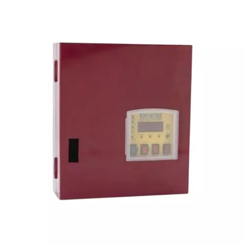 KHYATEE KDP 99 Series 1 Phase Starter With Start & Run Capacitors & Water Level Controller 3 HP, 2-26 A, Mild Steel Enclosure, 200-250 µF Start and 100 µF (50+50 µF) Run Capacitor