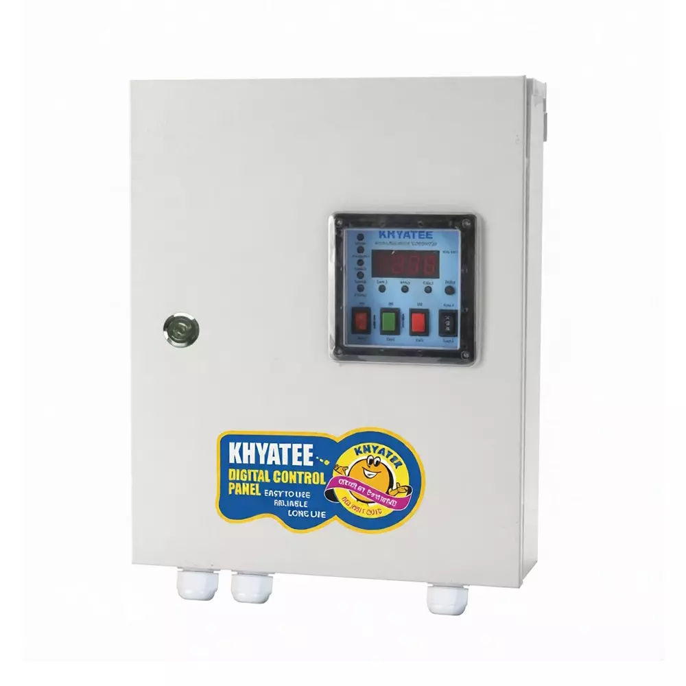 KHYATEE KDM SD 263 Series 3 Phase Star Delta Starter With Water Level Controller & MCB Upto 30 HP Power, 2-63 A Current Range, Mild Steel Enclosure & IP54 Rating