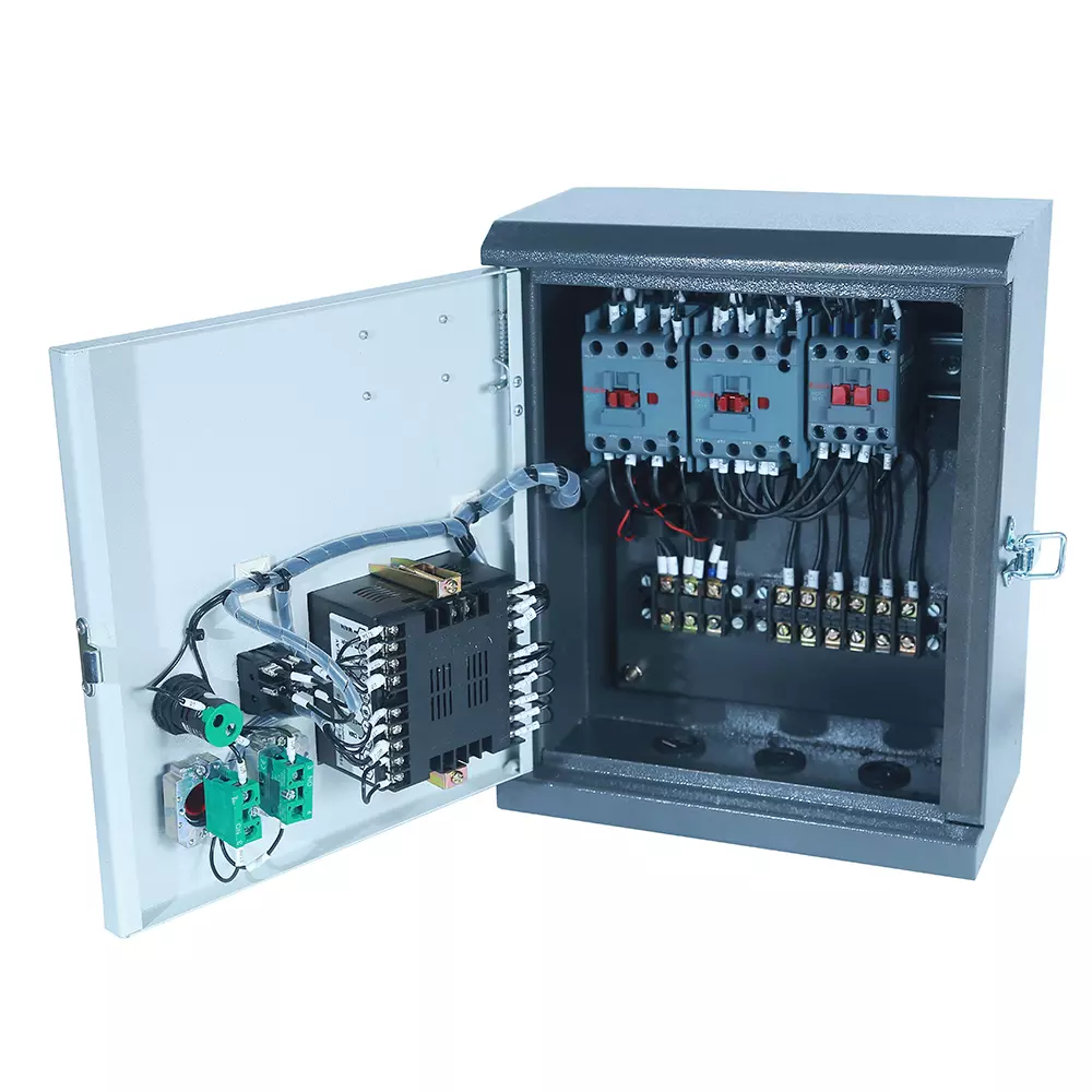 Mivan Technologies 3 Phase Heavy Duty Star Delta Water Level Controller With Hv/Lv, Ol, Dry Run Protection, Auto Switch, Spp & Timer For 10 HP, SD181812 AG 7.5