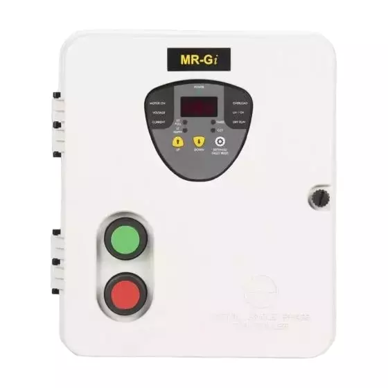 L&T [ Lauritz Knudsen ] 1.5 HP Single Phase Digital Control Panel for Submersible Pump, CS91323NDOF