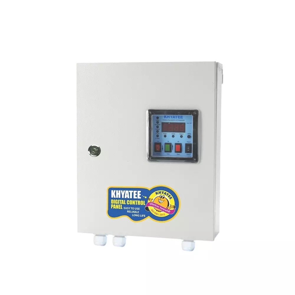 khyatee-khp-111-c-series-1-phase-multipump-monoblock-controller-upto-3-hp-power-1-18-a-current-range-mild-steel-enclosure-ip54-rating