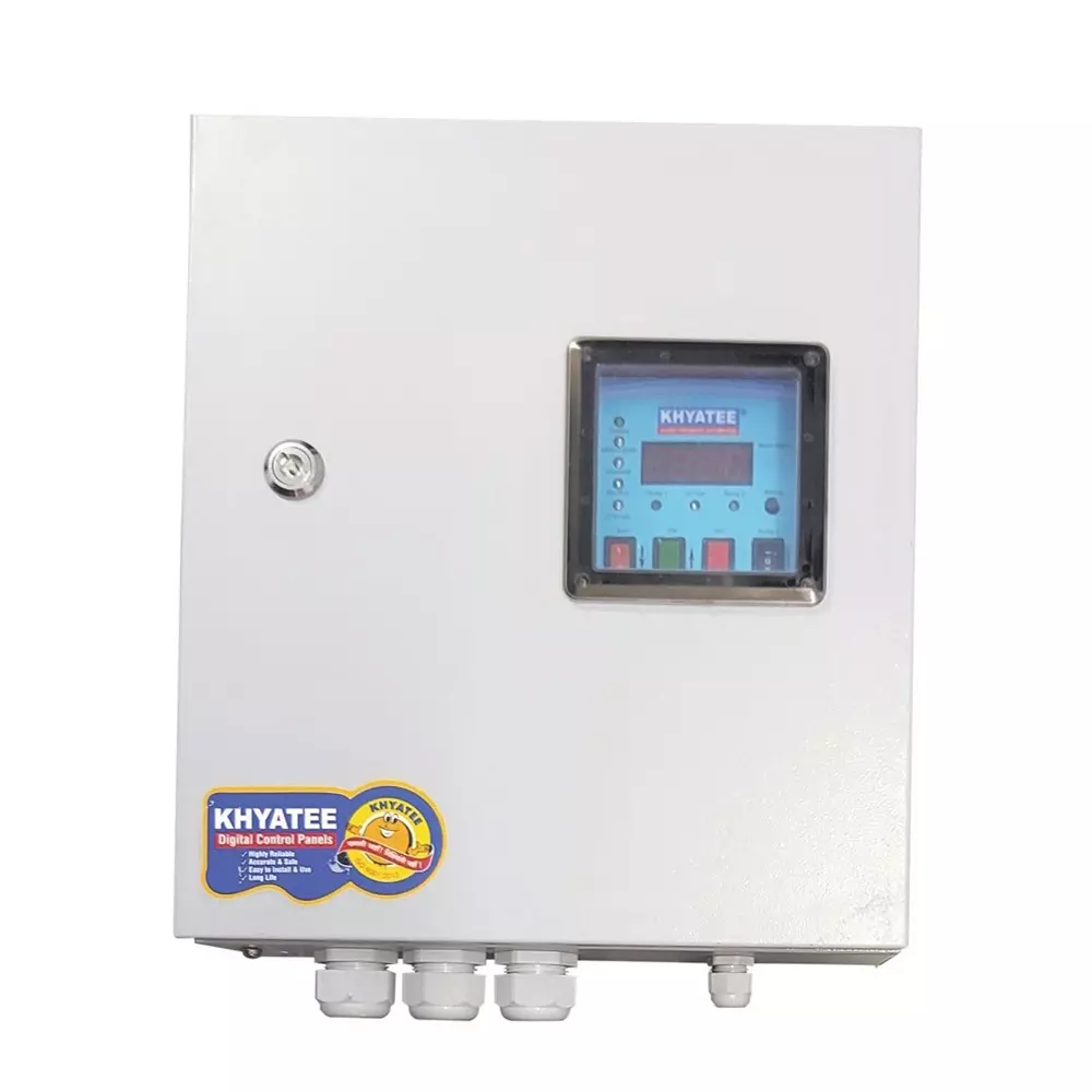 KHYATEE KHP 121 (C) Series 1 Phase Multipump Monoblock Controller Upto 5 HP Power, 2-22 A Current Range, Mild Steel Enclosure & IP54 Rating