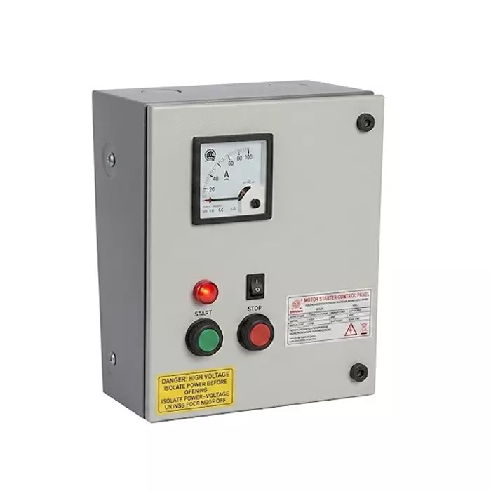 Havells 3 HP Urja Kavach Submersible Controllers (Deluxe) with 25 A Contactor Rating and (50+50) mF Run Capacitor for Wide Voltage Operation, IHADOAM1FA